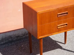 Commode en teck vintage danoise des années 1960