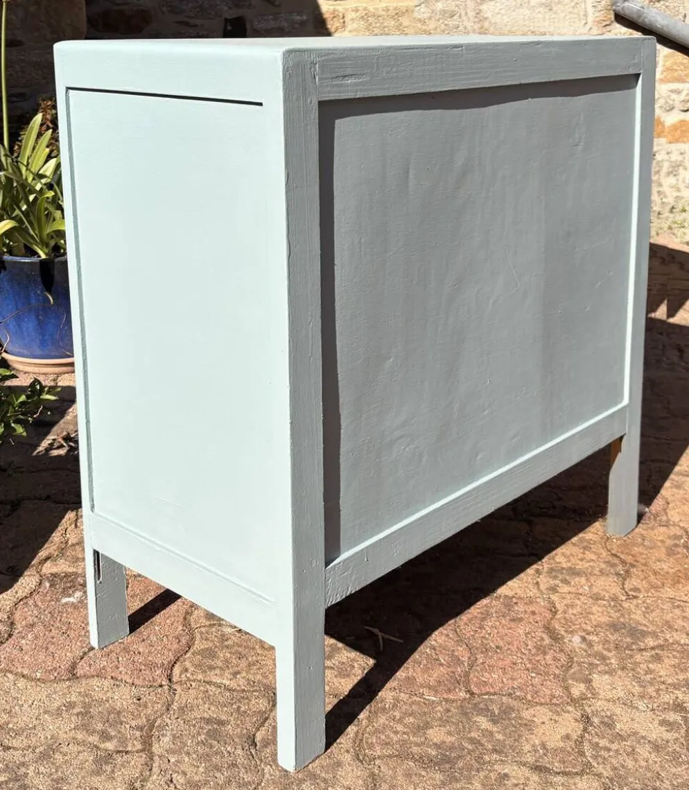 Commode, esprit bord de mer, chic et joyeux, vintage, années 50 / 60