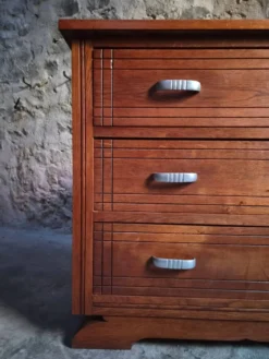 Commode française Art déco en chêne – années 1920/1930