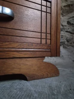 Commode française Art déco en chêne – années 1920/1930