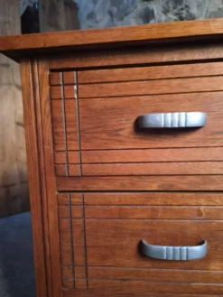 Commode française Art déco en chêne – années 1920/1930