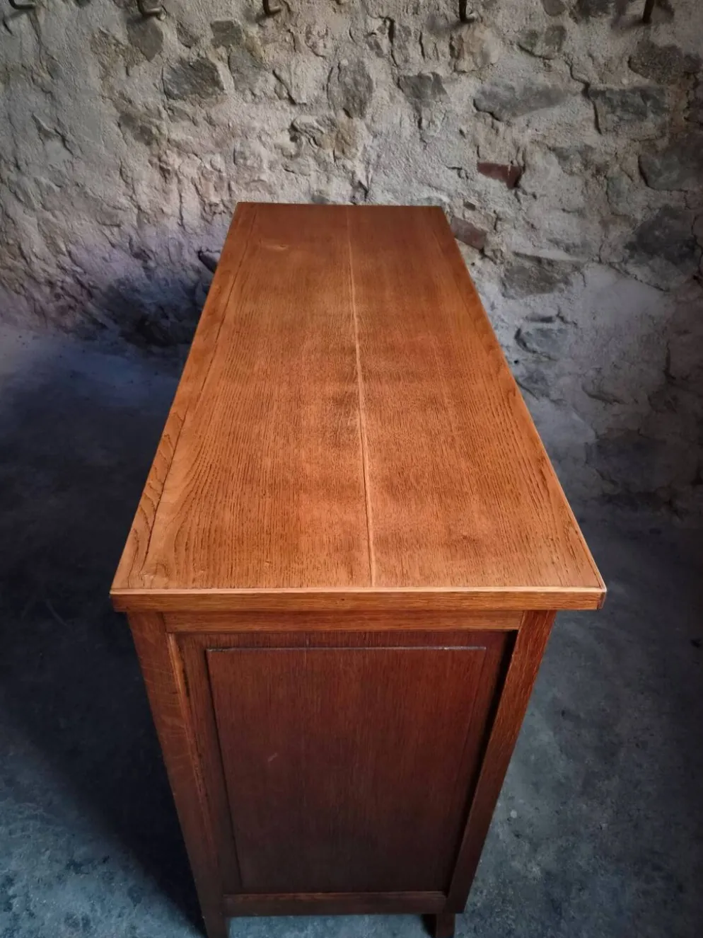 Commode française Art déco en chêne – années 1920/1930