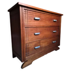 Commode française Art déco en chêne – années 1920/1930