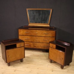 Commode italienne avec miroir des années 1960