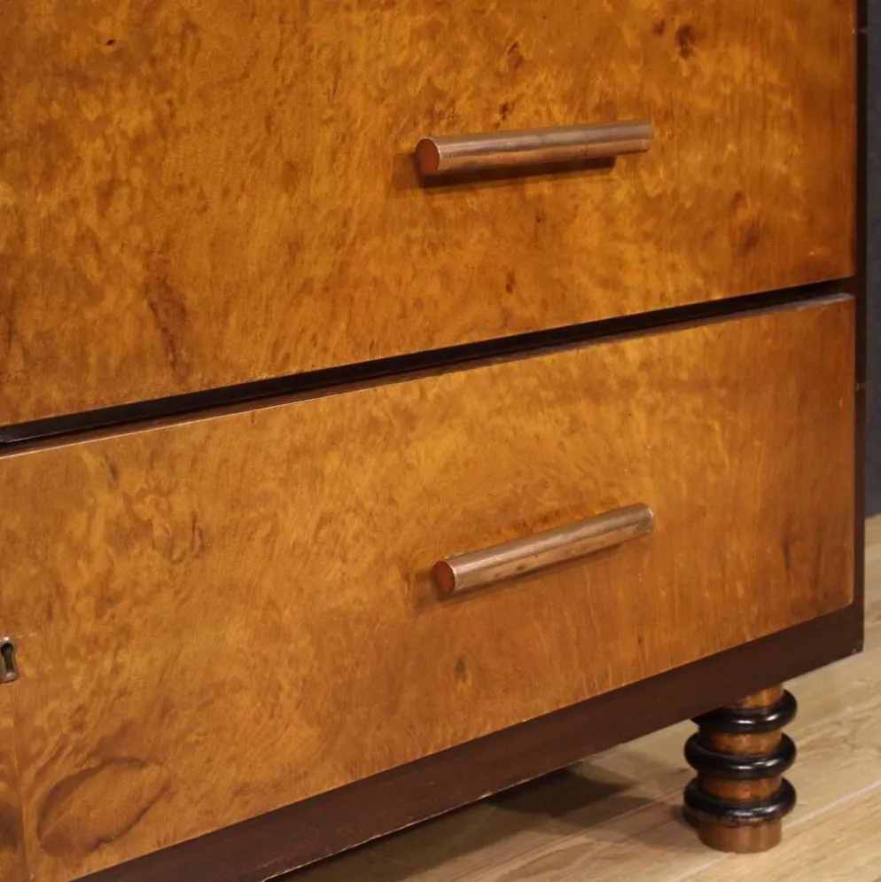 Commode italienne avec miroir des années 1960