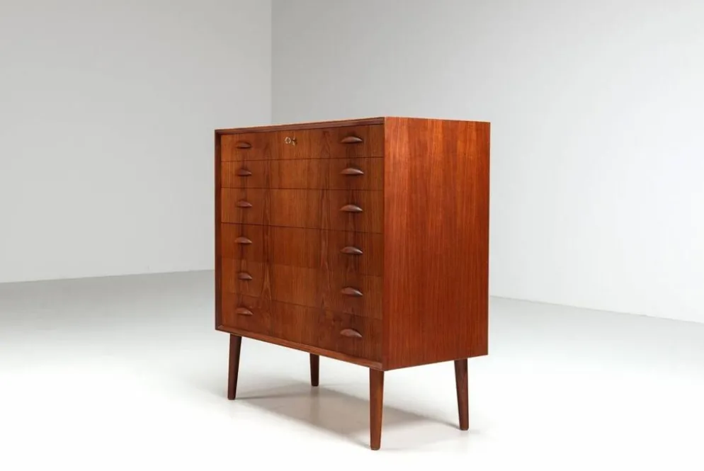 Commode Johannes Sorth en teck Nexo Mobelfabrik Danemark 1960