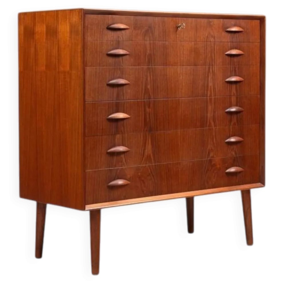 Commode Johannes Sorth en teck Nexo Mobelfabrik Danemark 1960