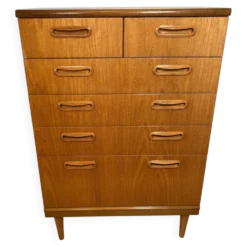 Commode large en teck rétro vintage des années 60 par GPlan danois.