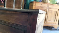 Commode louis xv 2 tiroirs en chene clair du xviii ème siecle ref je