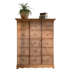 Commode, meuble de mercerie, de métier vintage