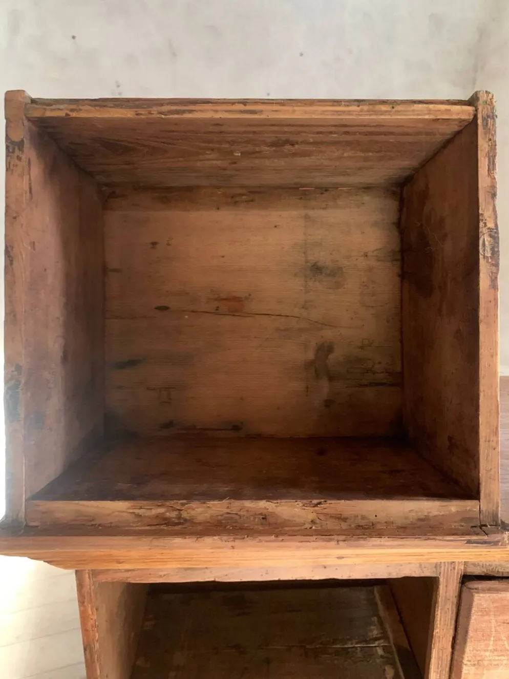 Commode, meuble de mercerie, de métier vintage