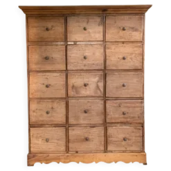 Commode, meuble de mercerie, de métier vintage