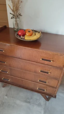 Commode 1960 pieds compas