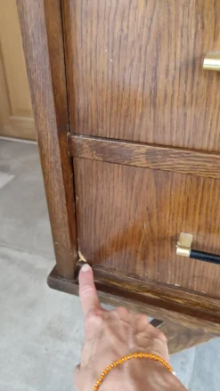 Commode 1960 pieds compas