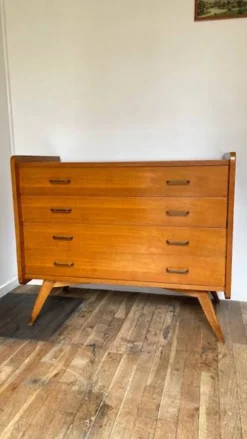 COMMODE Pieds Compas VINTAGE