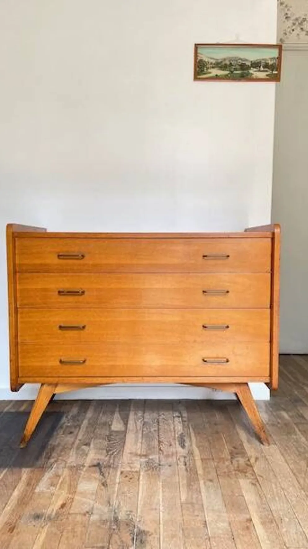 COMMODE Pieds Compas VINTAGE