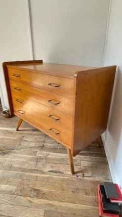 COMMODE Pieds Compas VINTAGE