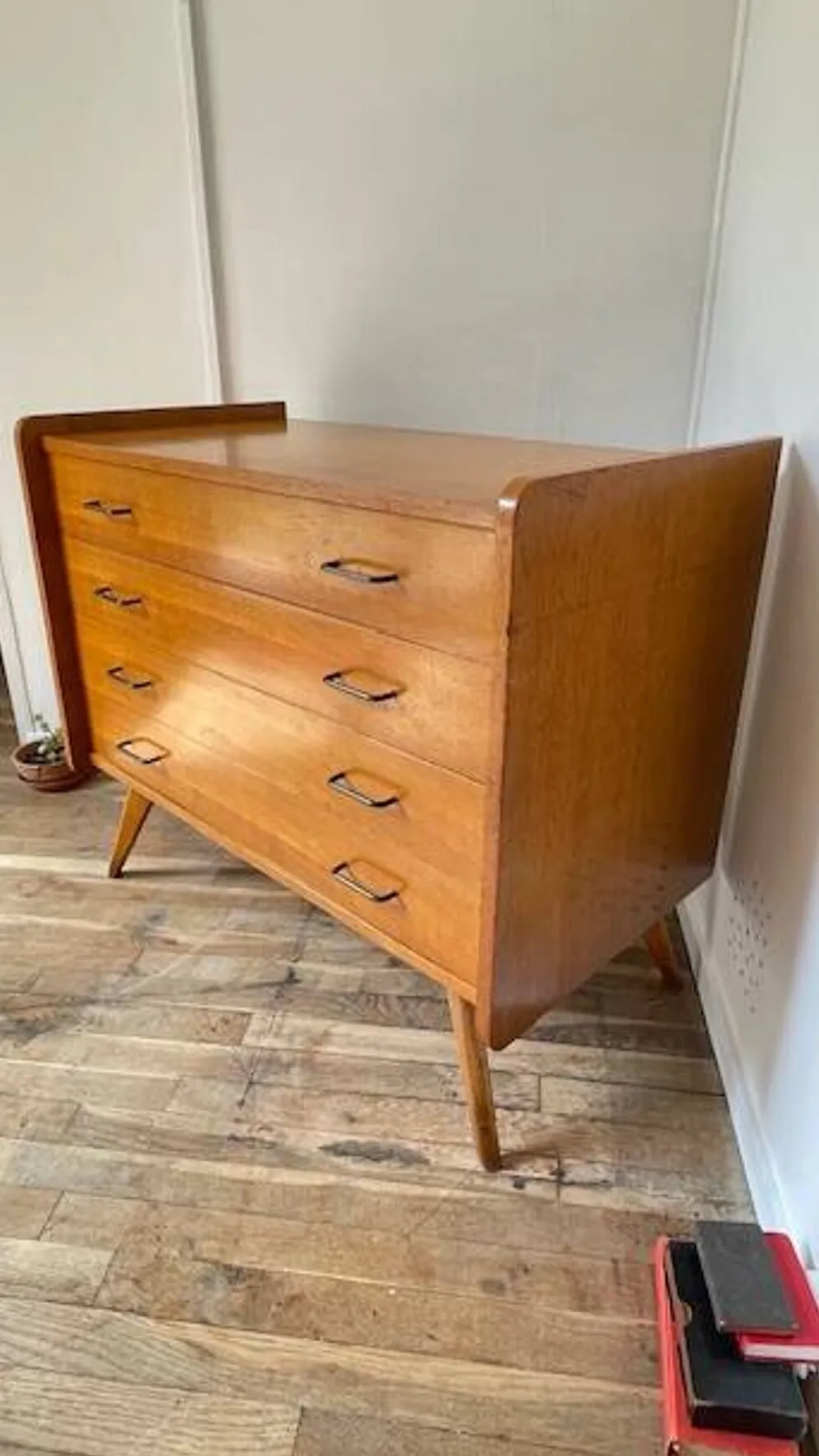 COMMODE Pieds Compas VINTAGE