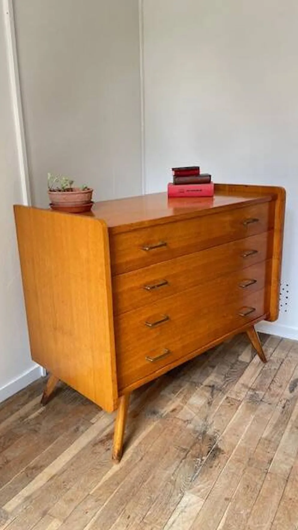 COMMODE Pieds Compas VINTAGE