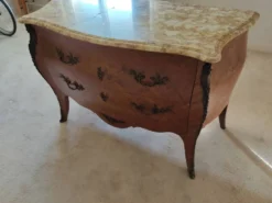 Commode plus table de chevet style louis xv