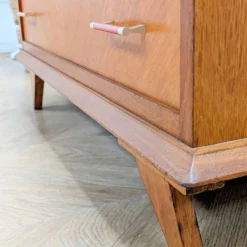 Commode poignées bakélite rouge