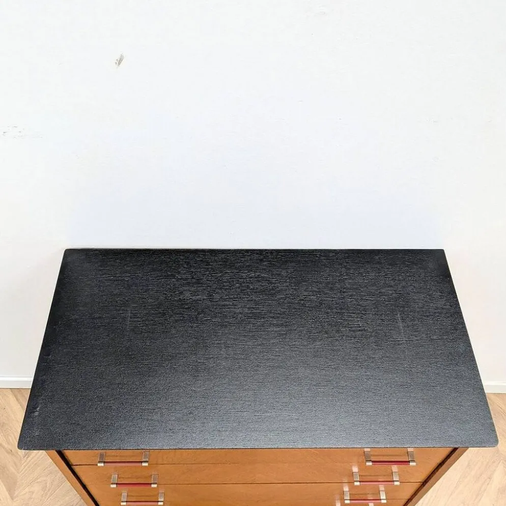 Commode poignées bakélite rouge