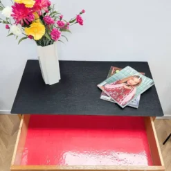 Commode poignées bakélite rouge