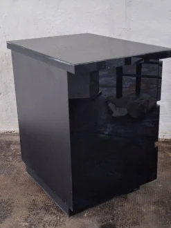 Commode Roche Bobois David Lange, laquée, signée, années 1970.