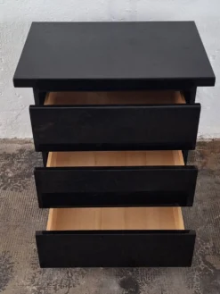 Commode Roche Bobois David Lange, laquée, signée, années 1970.