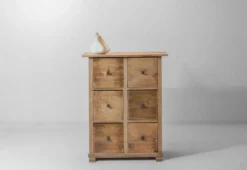 Commode rustique d'art populaire, France années 1900