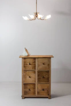 Commode rustique d'art populaire, France années 1900