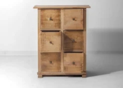 Commode rustique d'art populaire, France années 1900