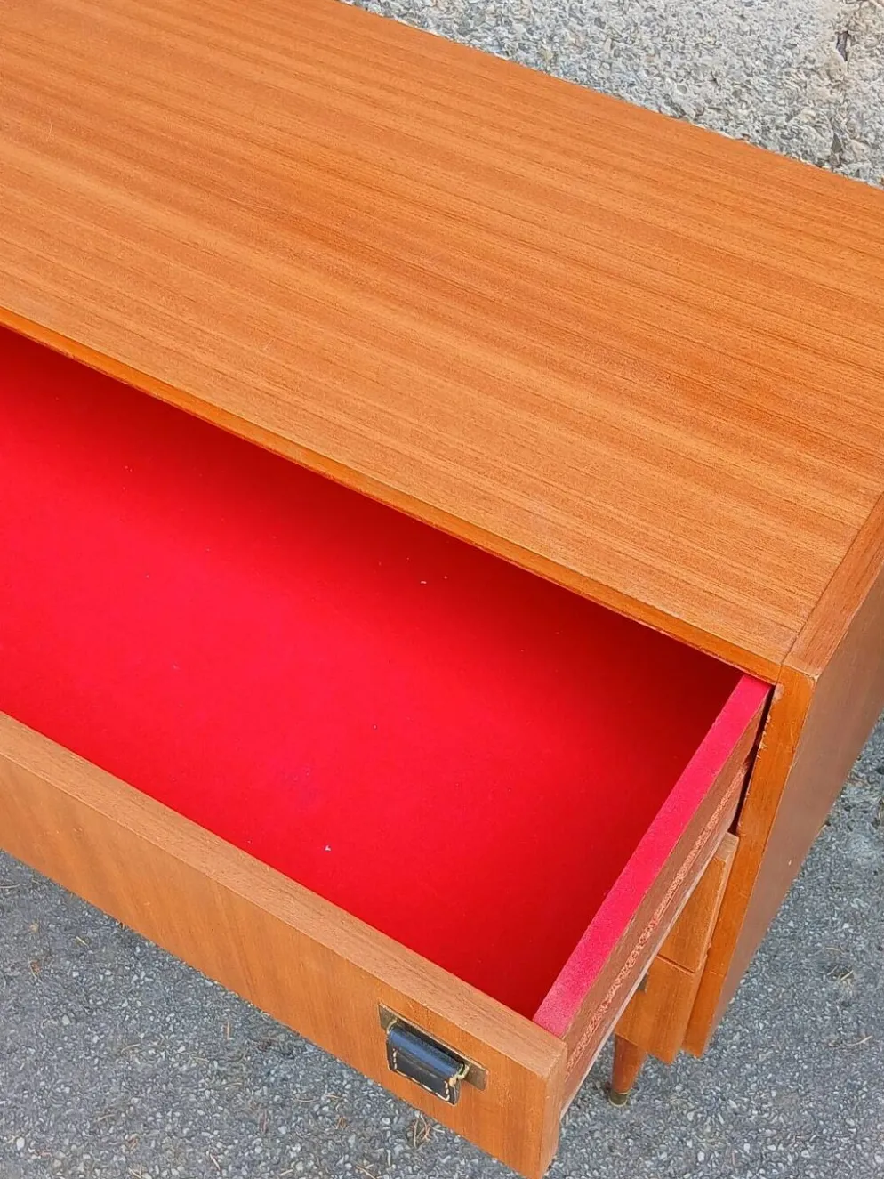 Commode Scandinave en teck, années 60