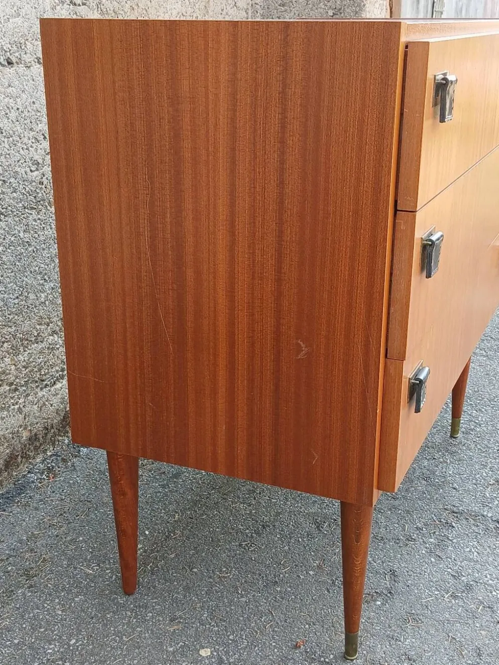 Commode Scandinave en teck, années 60