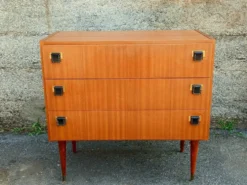 Commode Scandinave en teck, années 60