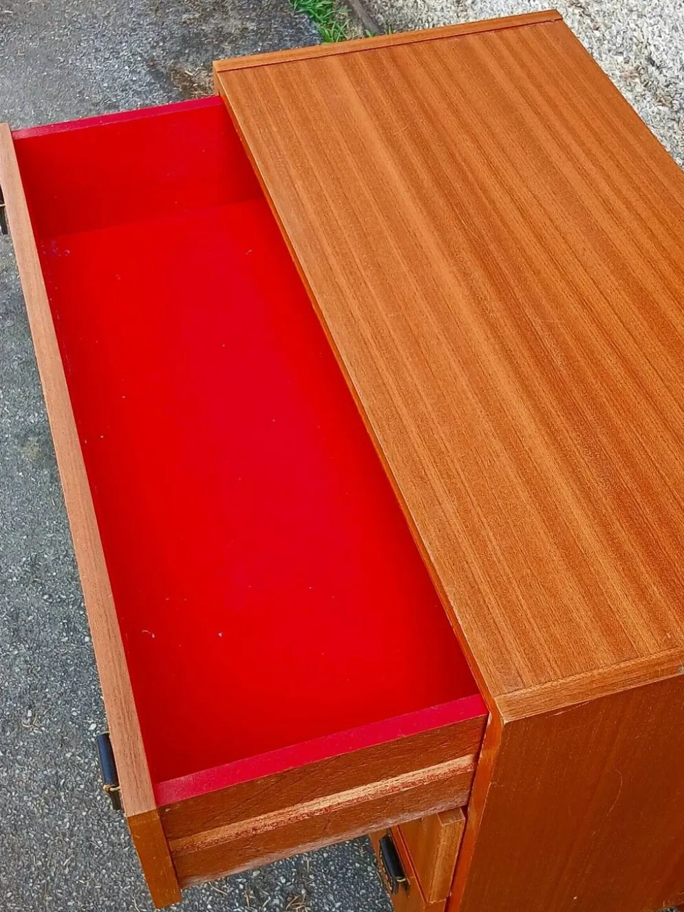 Commode Scandinave en teck, années 60