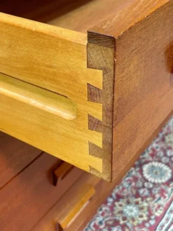 Commode scandinave en teck vintage années 60