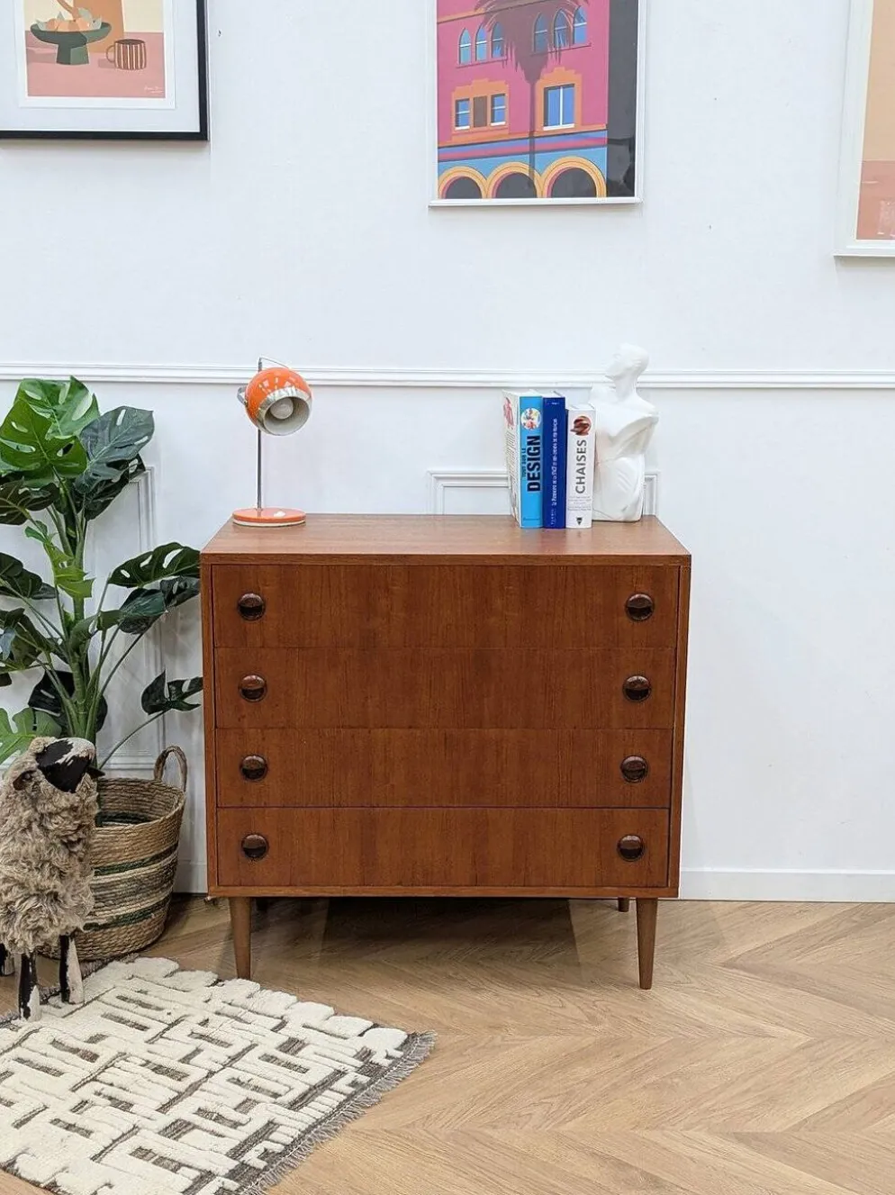 Commode scandinave vintage