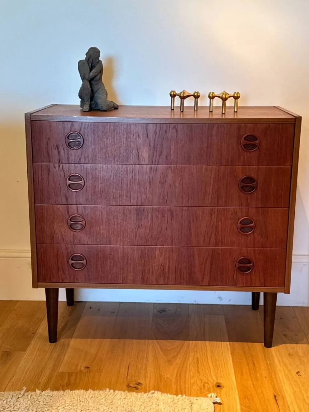 Commode scandinave vintage en teck "Asta"