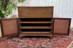 Commode secrétaire anglaise 19ème en acajou