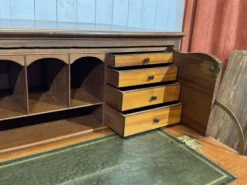 Commode secrétaire anglaise 19ème en acajou