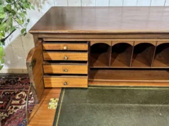 Commode secrétaire anglaise 19ème en acajou