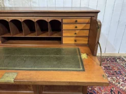 Commode secrétaire anglaise 19ème en acajou