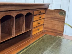 Commode secrétaire anglaise 19ème en acajou