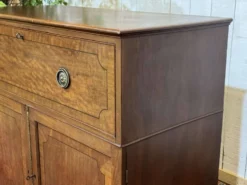 Commode secrétaire anglaise 19ème en acajou