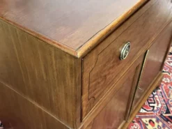 Commode secrétaire anglaise 19ème en acajou