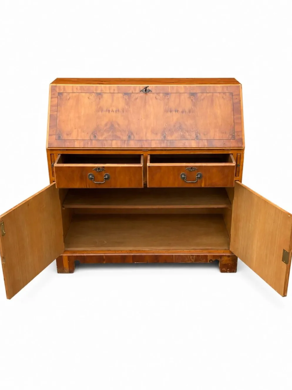 Commode secrétaire anglais scriban 19ème