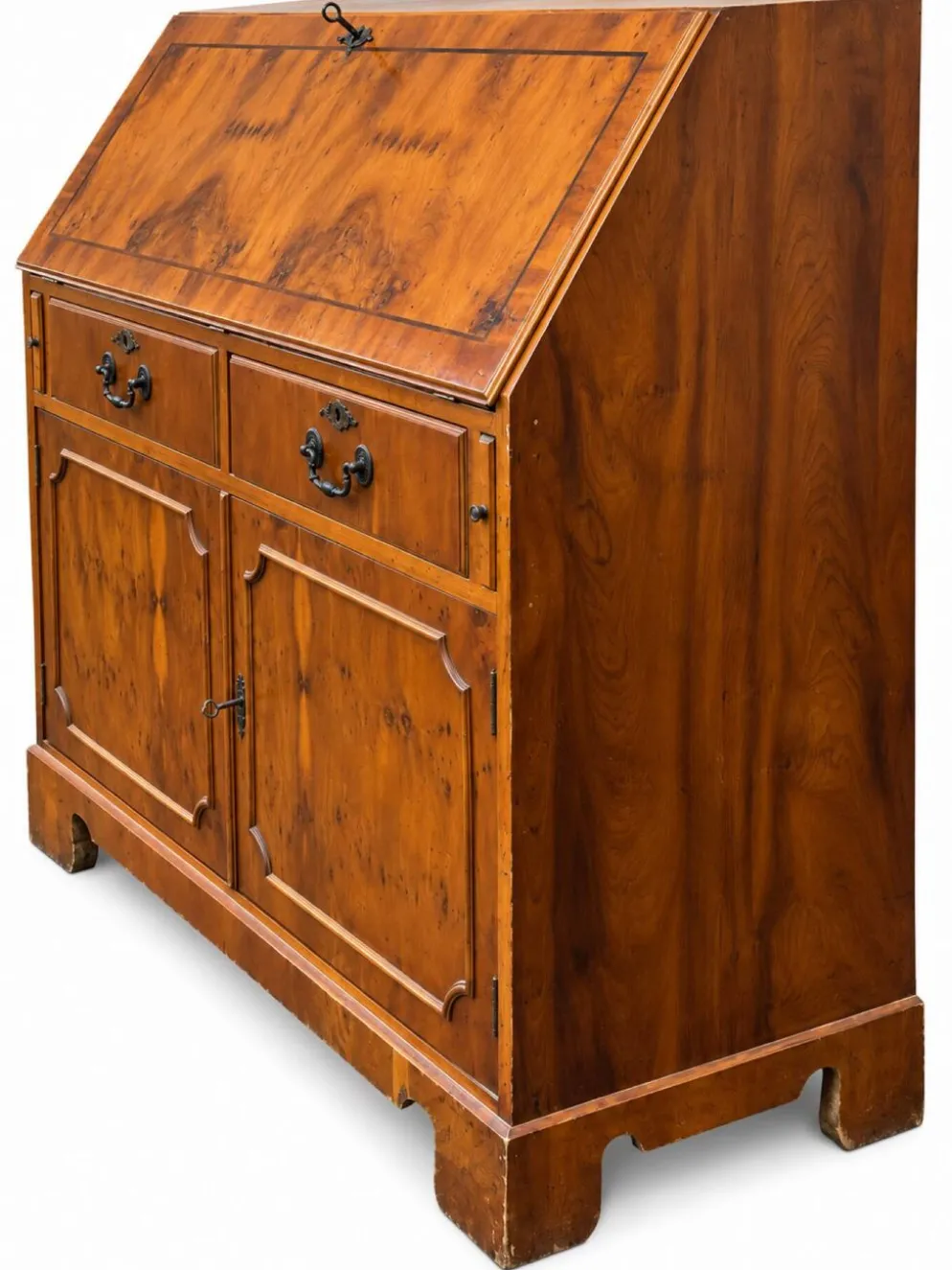 Commode secrétaire anglais scriban 19ème