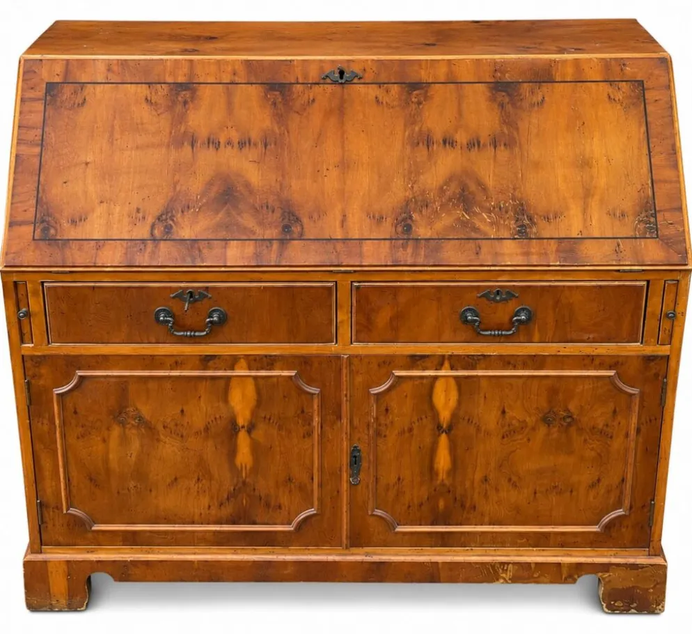 Commode secrétaire anglais scriban 19ème