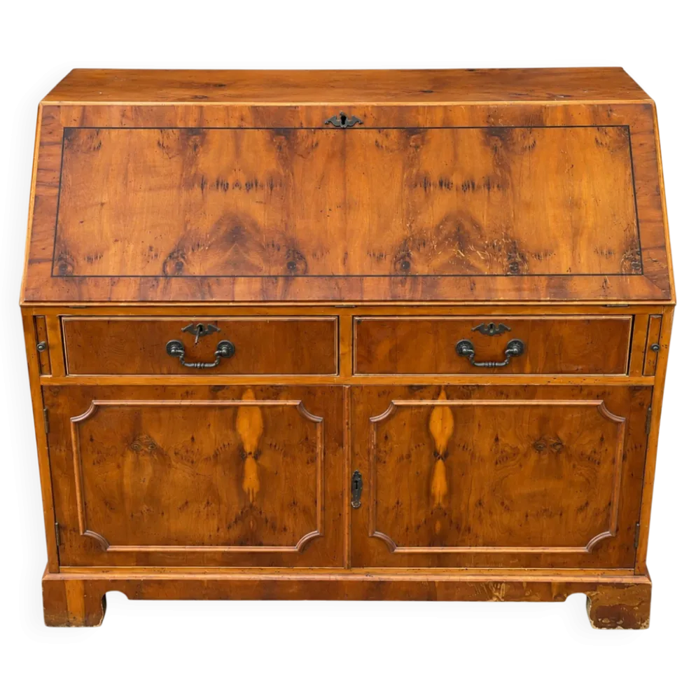 Commode secrétaire anglais scriban 19ème